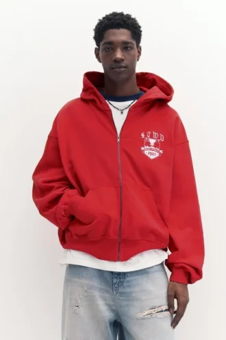 Sweat à capuche zippé STWD