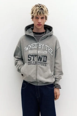 Sweat à capuche zippé STWD