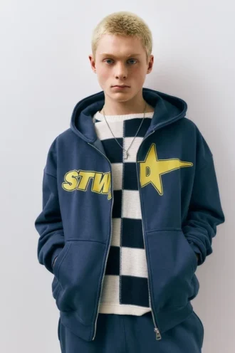 Sweat à capuche zippé STWD
