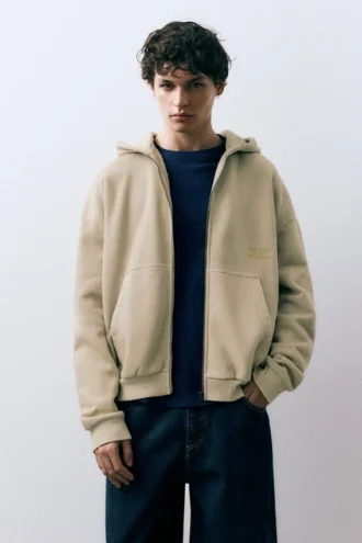 Sweat à capuche zippé Sun