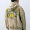 Sweat à capuche zippé Sun