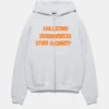 Sweats à capuche zippés avec inscription