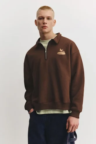 Sweats à col polo imprimés