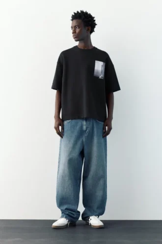 Sweats à manches courtes avec impression photo