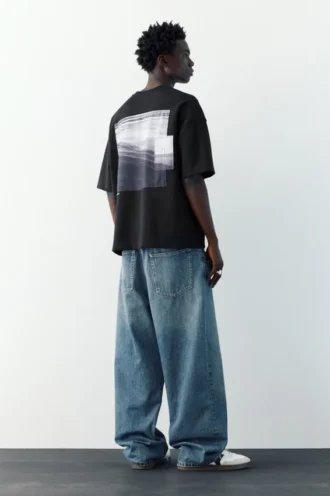 Sweats à manches courtes avec impression photo