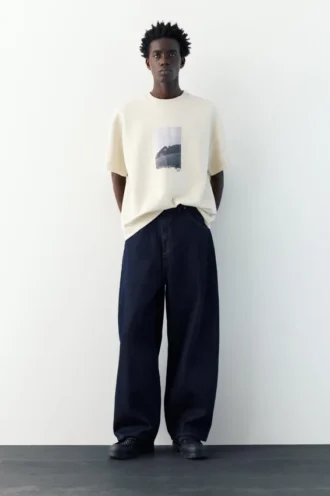 Sweats à manches courtes avec motif