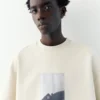 Sweats à manches courtes avec motif Sweats à manches courtes avec motif