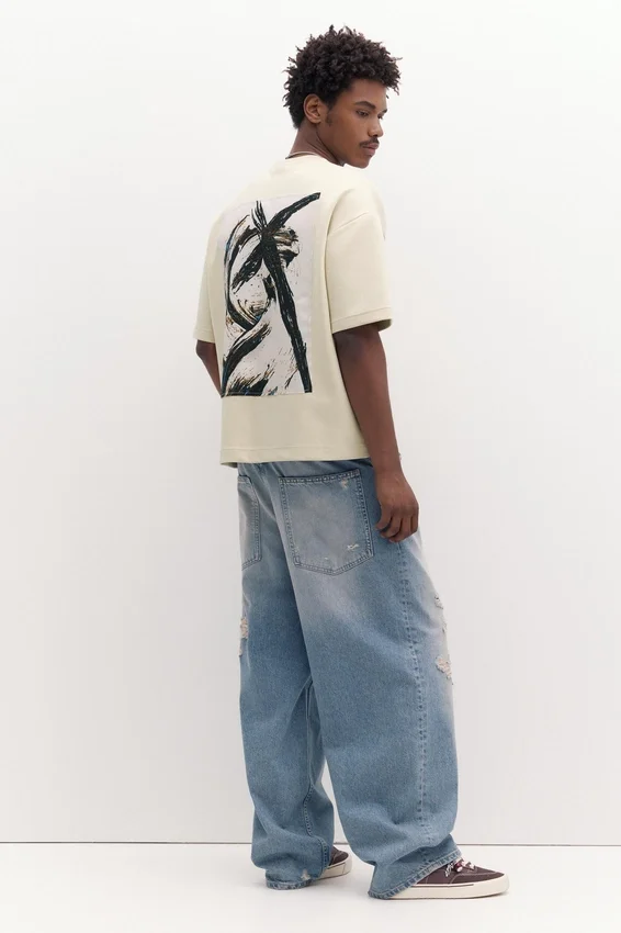 Sweats à manches courtes avec motif Sweats à manches courtes avec motif
