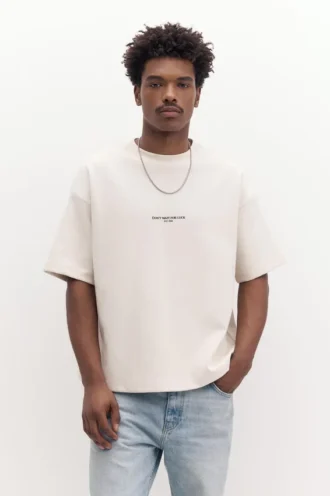 Sweats à manches courtes avec slogan