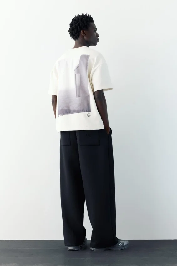 Sweats à manches courtes avec slogan Sweats à manches courtes avec slogan