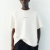 Sweats à manches courtes avec slogan Sweats à manches courtes avec slogan