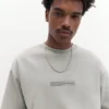 Sweats à manches courtes avec slogan Sweats à manches courtes avec slogan