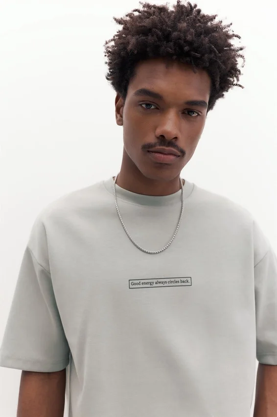 Sweats à manches courtes avec slogan Sweats à manches courtes avec slogan