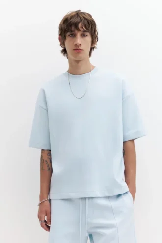 Sweats à manches courtes en interlock
