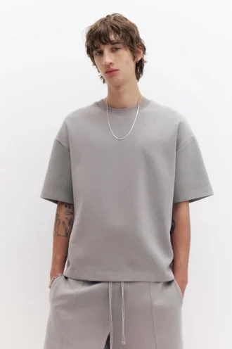 Sweats à manches courtes en interlock
