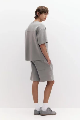 Sweats à manches courtes en interlock