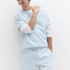 Sweats à manches courtes en interlock Sweats à manches courtes en interlock