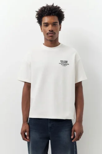 Sweats à manches courtes et coupe carrée