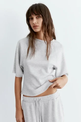 Sweats à manches courtes et toucher doux