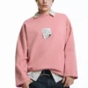Sweats à étiquette rose Sweats à étiquette rose