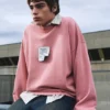Sweats à étiquette rose Sweats à étiquette rose