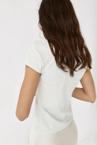 T-shirt avec boutons