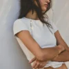 T-shirt avec boutons T-shirt avec boutons