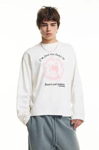 T-shirt avec motif de chat