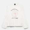 T-shirt avec motif de chat T-shirt avec motif de chat
