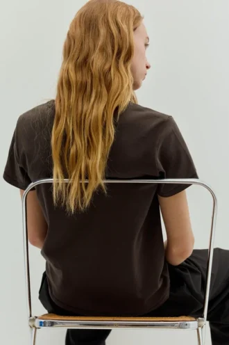T-shirt basique à manches courtes
