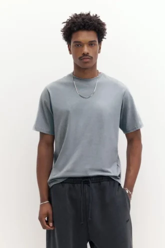 T-shirt basique à manches courtes en coton