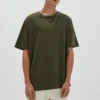 T-shirt basique à manches courtes en coton T-shirt basique à manches courtes en coton