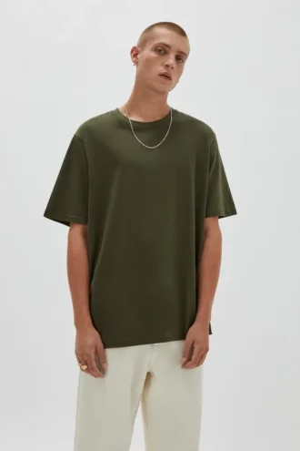 T-shirt basique à manches courtes en coton