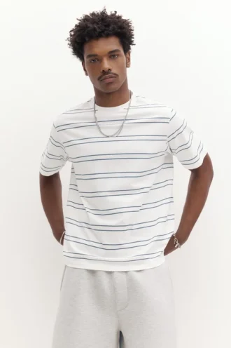 T-shirt basique à manches courtes en coton