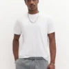 T-shirt basique à manches courtes en coton T-shirt basique à manches courtes en coton
