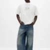 T-shirt blanc avec motif hérisson T-shirt blanc avec motif hérisson