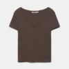 T-shirt à col en V T-shirt à col en V