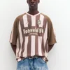 T-shirt de football Amsterdam à rayures T-shirt de football Amsterdam à rayures