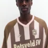 T-shirt de football Amsterdam à rayures T-shirt de football Amsterdam à rayures
