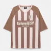 T-shirt de football Amsterdam à rayures T-shirt de football Amsterdam à rayures