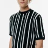 T-shirt en maille à empiècements