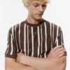 T-shirt en maille à empiècements