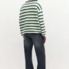 T-shirt en maille rayée