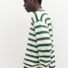 T-shirt en maille rayée