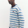T-shirt en maille rayée