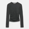 T-shirt froncé au toucher doux T-shirt froncé au toucher doux