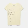 T-shirt jaune clouté T-shirt jaune clouté