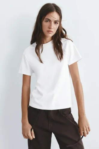 T-shirt à manches courtes 100 % coton