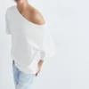 T-shirt à manches courtes asymétrique T-shirt à manches courtes asymétrique