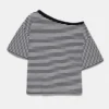 T-shirt à manches courtes asymétrique T-shirt à manches courtes asymétrique